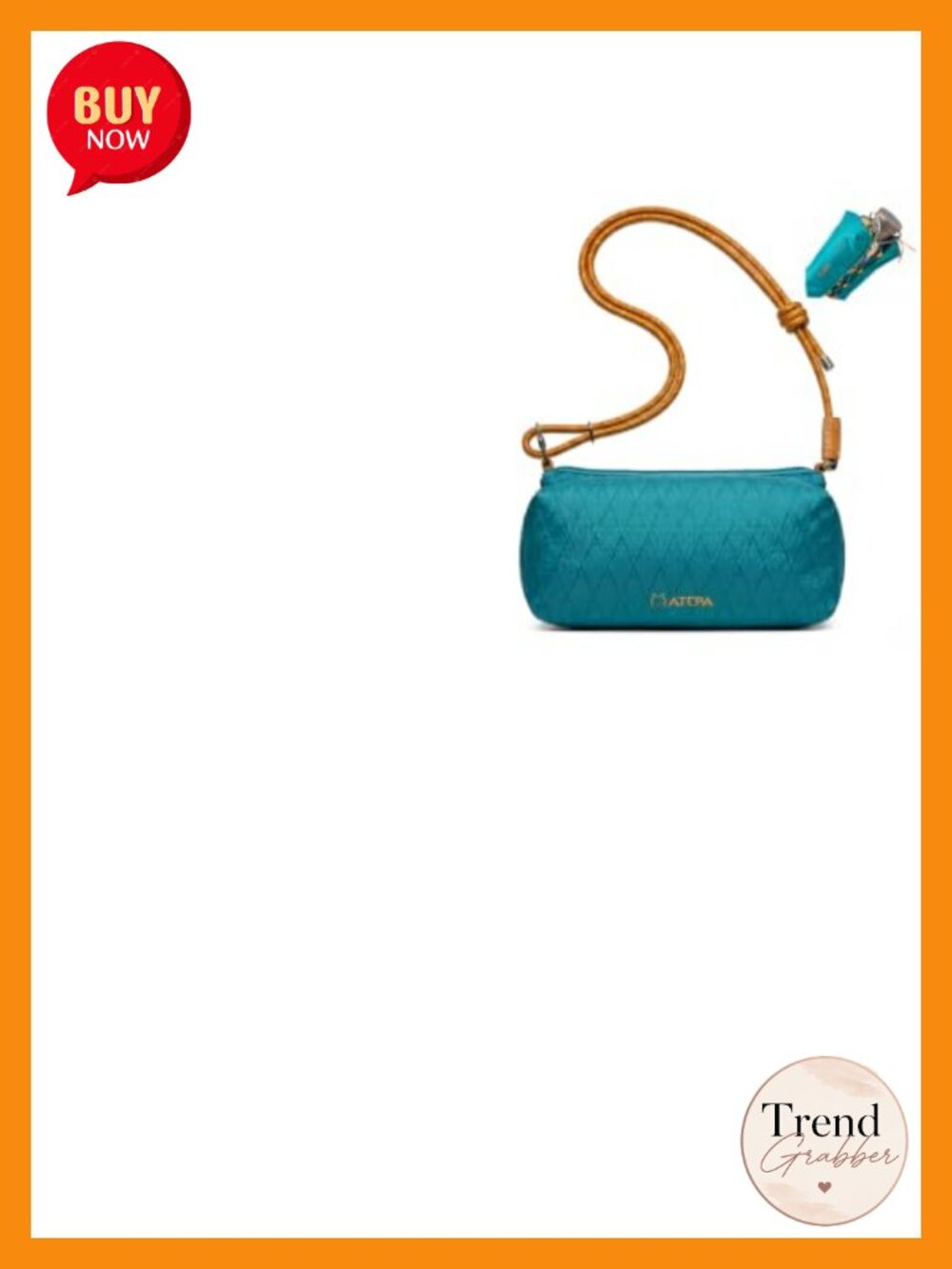 Unisex Nylon Waterproof Crossbody Sling Bag with Water Bottle Holder for Travel